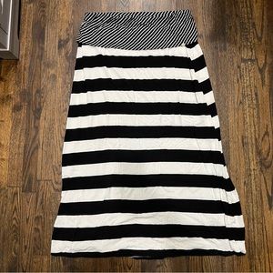 Striped Maxi Skirt